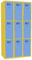 Lockerkast 9 deurs De Raat 180 x 90 x 50cm-3