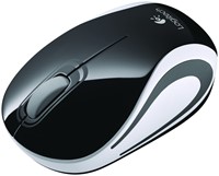 Logitech M187 Draadloze mini muis zwart