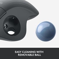 Logitech M575 trackball muis grijs-2