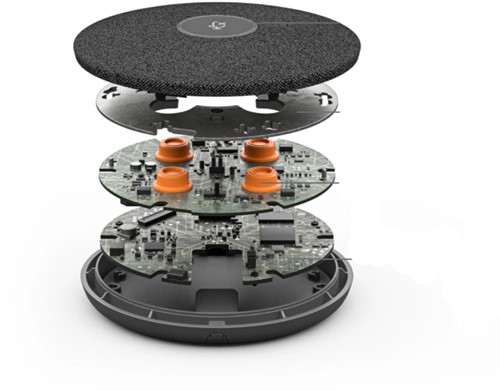 Logitech Rally Mic Pod uitbreidingsmicrofoon wit-3