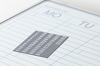 Weekplanner whiteboard Smit Visual 60x120cm-2