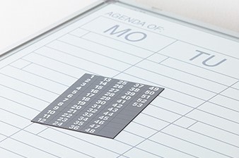 Weekplanner whiteboard Smit Visual 60x120cm-2