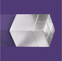 Extra sterke zilveren magneet voor glas-magneetborden van sigel 20x20x30mm