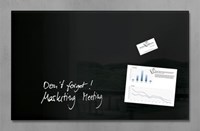 Glazen magneetbord Sigel Artverum 780x480x15mm zwart