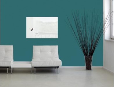 Glazen magneetbord Sigel Artverum 780x480x15mm wit-2