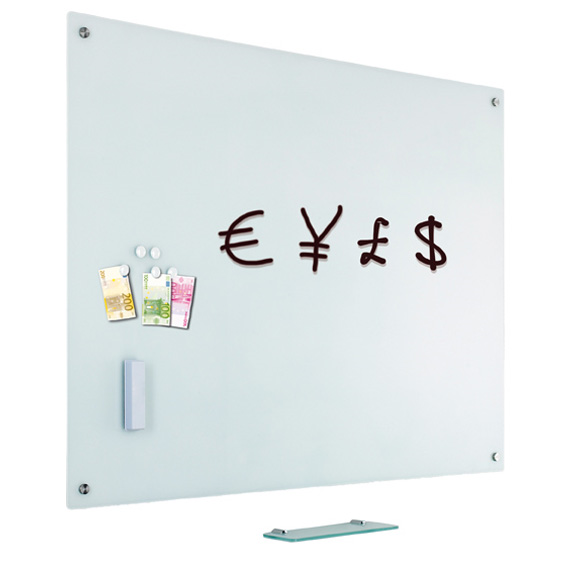 Glasbord Smit Visual 100 x 150cm Glass2Write wit