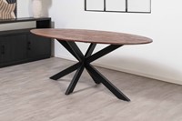 Mango houten tafel ovaal Flora-3