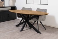 Mango houten tafel ovaal Flora