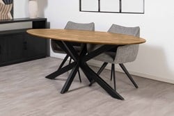 Mango houten tafel ovaal Flora
