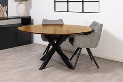 Mango houten tafel rond Flora