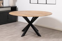 Mango houten tafel rond Flora-3