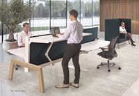 Dubbel zit sta bureau Markant Max Hybrid-3