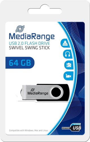 USB stick MediaRange Flexi 64GB USB 2.0-2