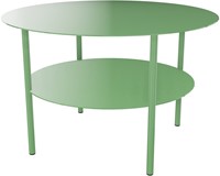 Salontafel rond metaal Zelie voor ontvangstruimte - Antraciet-2