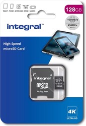 Micro SD kaart Integral 128GB SDXC