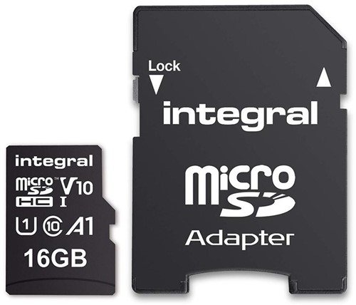 Micro SD kaart Integral 16GB SDHC-3