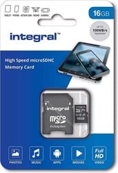 Micro SD kaart Integral 16GB SDHC