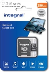 Micro SD kaart Integral 256GB SDXC