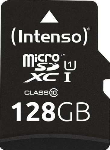 Micro SD kaart Intenso 128GB SDXC UHS-I Premium-2