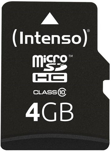 Micro SD kaart Intenso 4GB SDHC class 10-2
