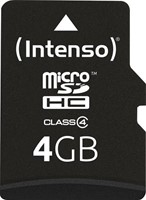Micro SD kaart Intenso 4GB SDHC class 4-2