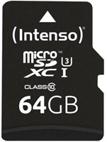 Micro SD kaart Intenso 64GB SDXC UHS-I Professional-2