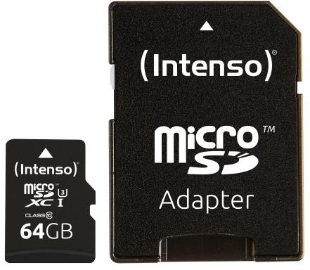 Micro SD kaart Intenso 64GB SDXC UHS-I Professional-3