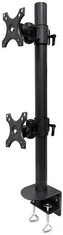 Monitor arm curved monitor 2 beeldschermen Newstar FPMA-D960DVBLACKPLUS-3