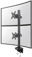 Monitor arm curved monitor 2 beeldschermen Newstar FPMA-D960DVBLACKPLUS