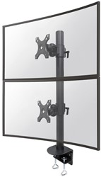 Monitor arm curved monitor 2 beeldschermen Newstar FPMA-D960DVBLACKPLUS