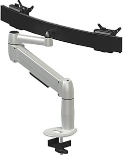 Monitorarm voor 2 beeldschermen met gasveer BNESPBDC-2