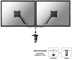 Monitor arm 2 beeldschermen Neomounts FPMA-D950D met gasveer