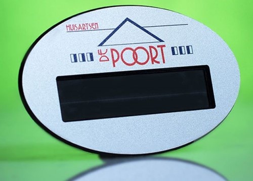 Naambadge-magneet-ovaal
