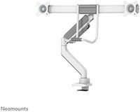 Monitor arm wit Neomounts DS75-450WH2 voor dubbel scherm-2