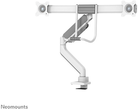 Monitor arm wit Neomounts DS75-450WH2 voor dubbel scherm-2