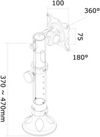 Monitor standaard Newstar FPMA-D025-3