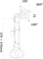 Newstar FPMA-D025 Monitor standaard 10-30308-3