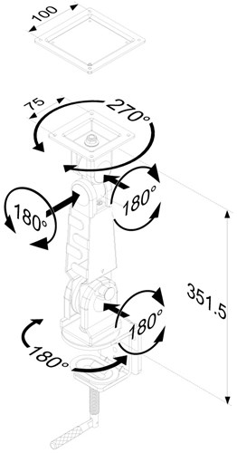 Monitor arm Newstar FPMA-D400-3