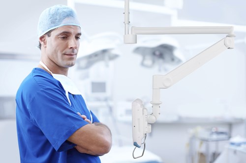 NewStar Medische monitor arm plafondsteun FPMA-HAC100-2