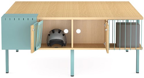 Duo bureau Robin met opbergmeubel James-3