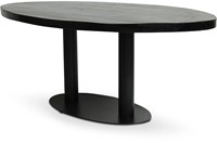 Ovale-tafel-mangohout-Venetia-zwart