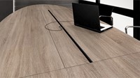 Vergadertafel ovaal Oakwood XTR 420 x 138 cm-2