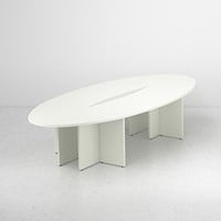 Ovale-vergadertafel