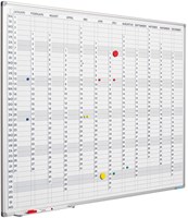 Jaarplanbord verticaal