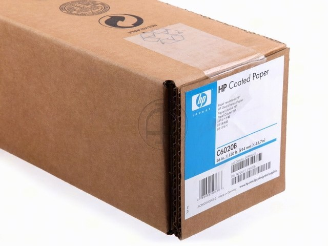 Plotterpapier HP C6020B 914mm x 45.7m 90gr coated