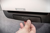 Handdoek dispenser voor papieren handdoekjes Katrin System 90045 wit-2