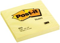 Post-it notes 654 76 x 76mm geel doos 12 blokken-2