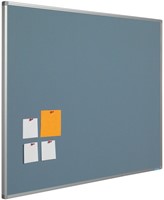 Mededelingenbord Smit Visual 120x300cm blauw