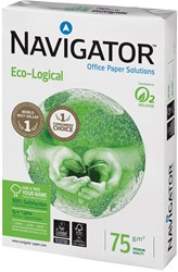 Printpapier Navigator Eco-Logical A4 75 g/m² ecologisch 500 vel wit