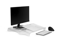 Monitor stand Bakker Elkhuizen Elkuizen Q-riser 50 transparant-2